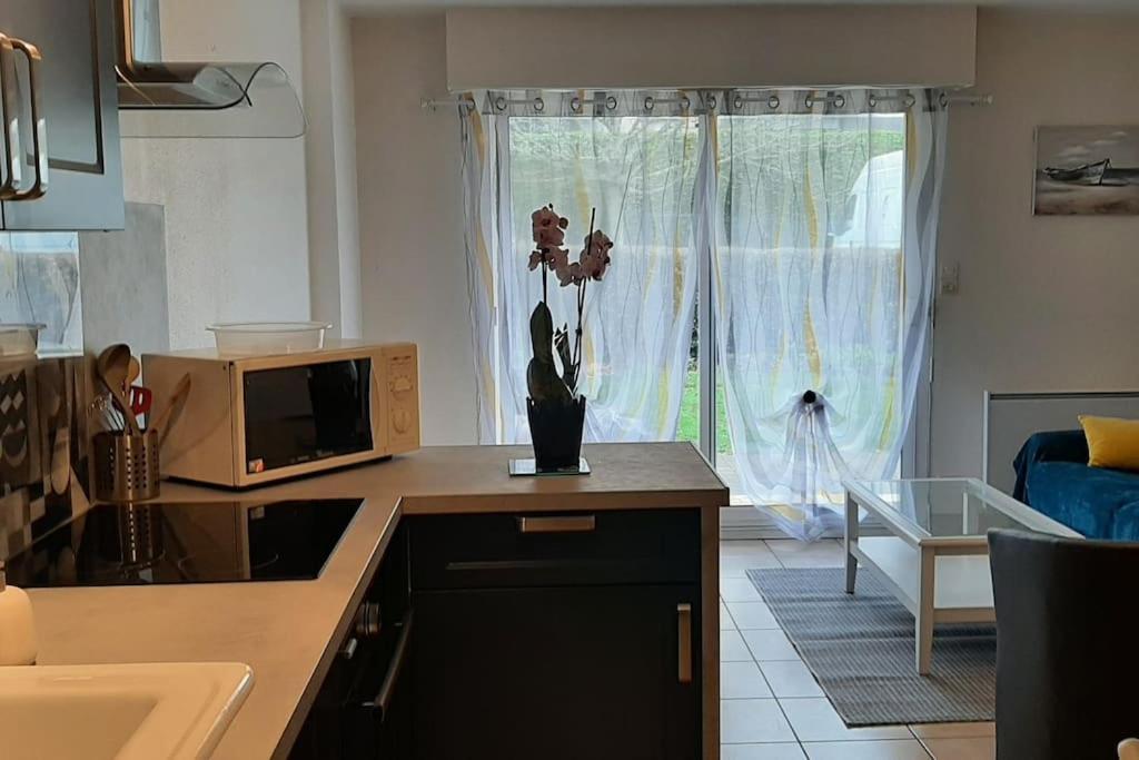 Hyper Centre De Sarzeau, Grand Appartement Au Calme Avec Jardinet Dış mekan fotoğraf